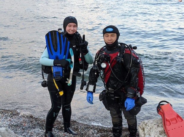 Scuba certification dive with Blue North Scuba