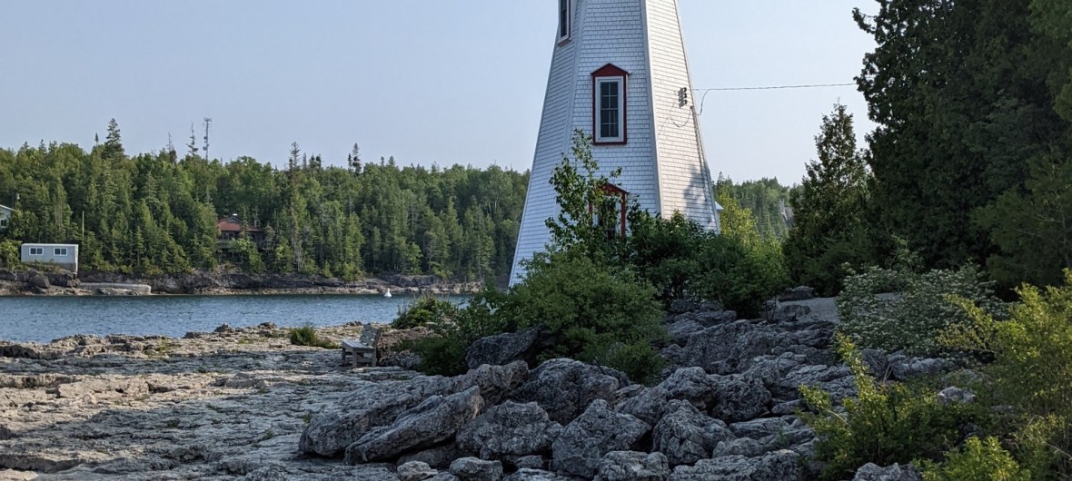 Tobermory lighthouse - with Blue North Scuba Club, Toronto
