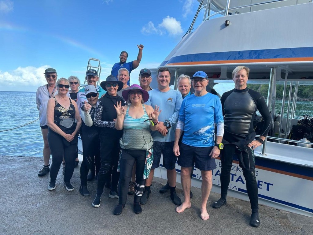 St. Lucia Dive Trip Photos 2025 with Blue North Scuba Club