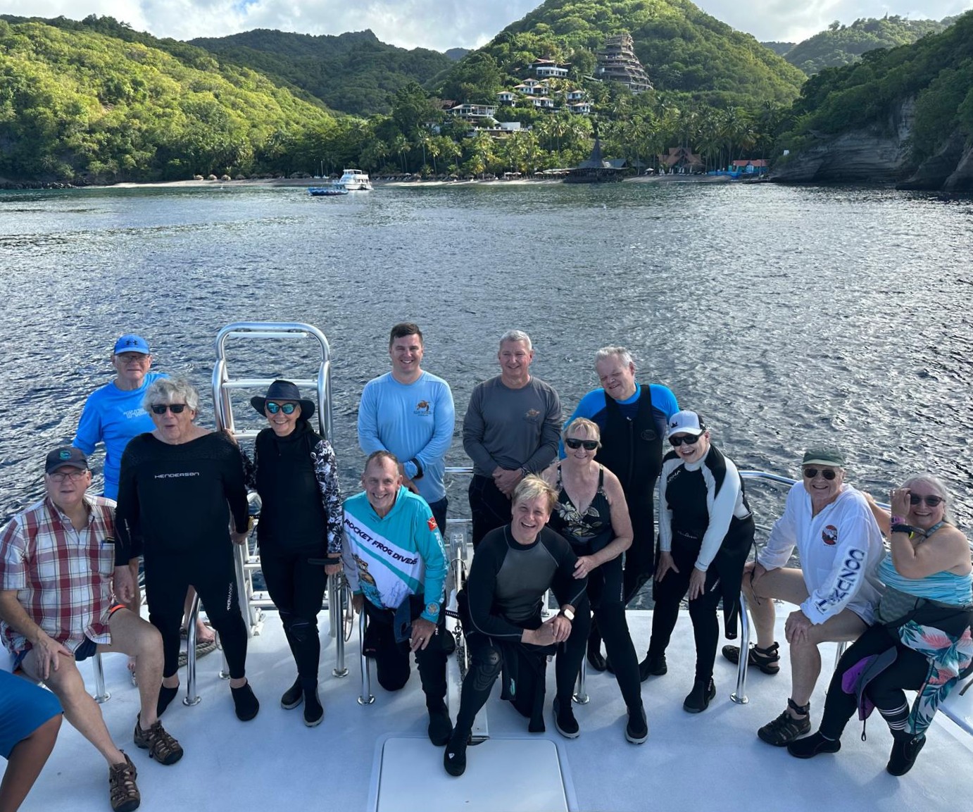 St. Lucia divers Blue North Scuba Club
