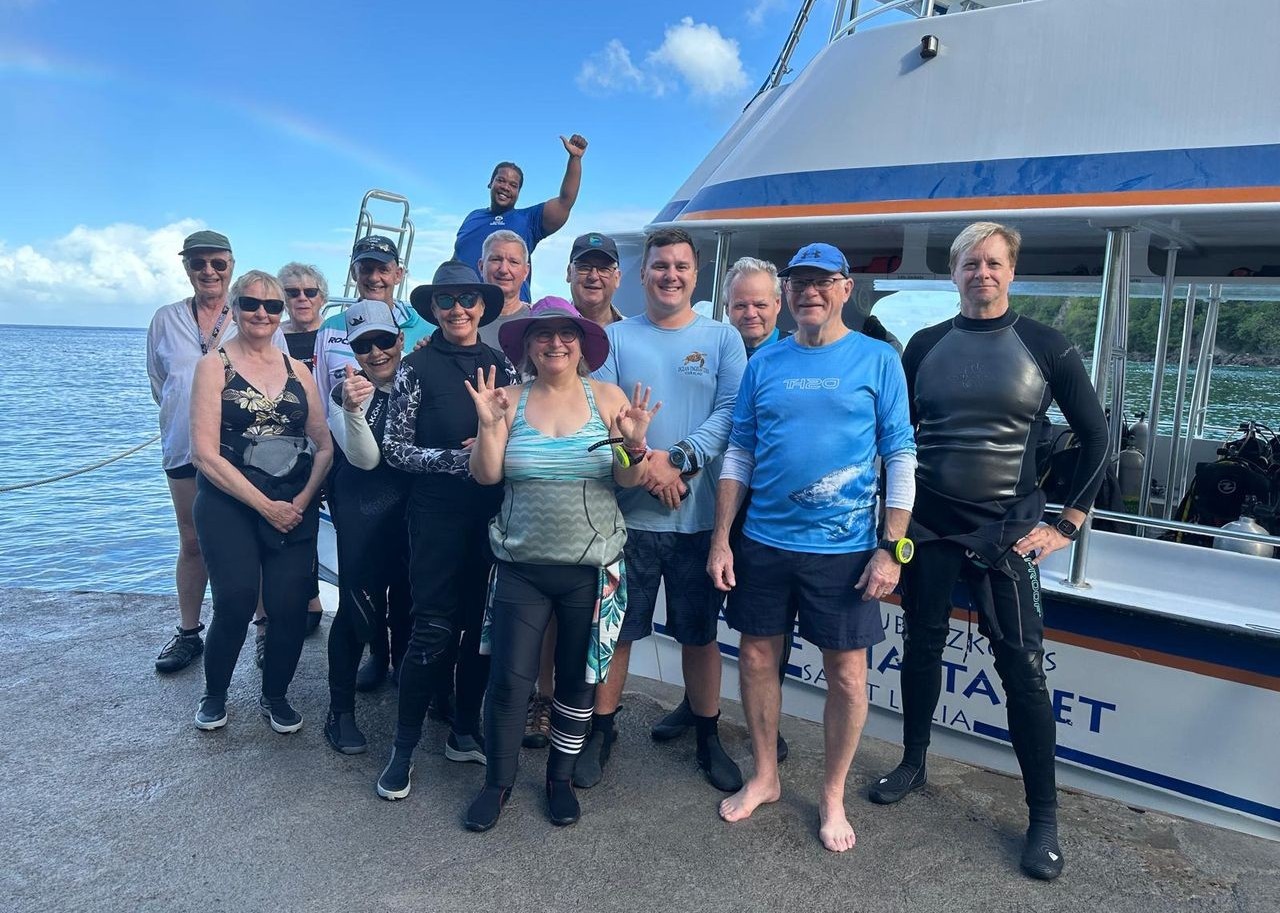 St. Lucia Dive Trip Photos 2025 with Blue North Scuba Club
