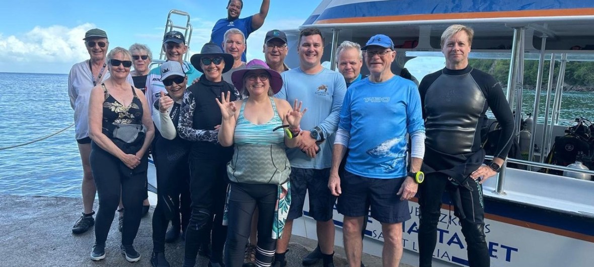 St. Lucia Dive Trip Photos 2025 with Blue North Scuba Club